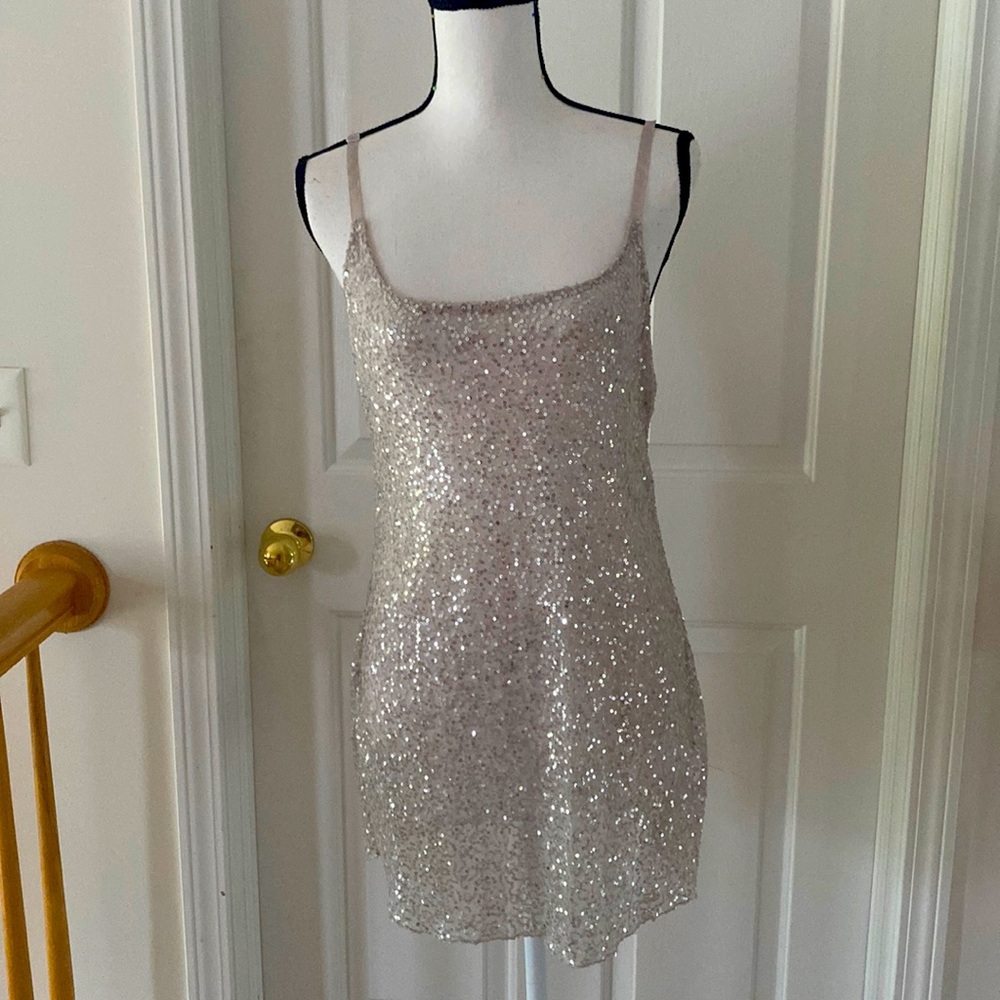 31:07 - H.I.P (Happening In the Present) Sequin Slip Dress